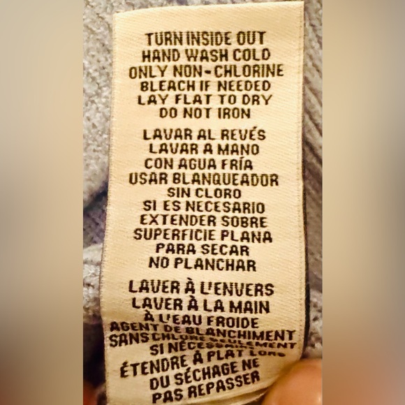 Dictionary Knitwear crop top size L casual Boho retro festival Y2K preppy NWT - Picture 11 of 12